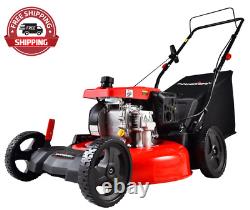 Powersmart 209CC Engine 21 3-In-1 Gas Powered Push Lawn Mower DB2194PH with 8