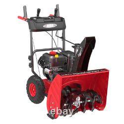 Powersmart 24 In. Two-Stage Electric Start 212CC Self Propelled Gas Snow Blower