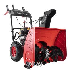 Powersmart 24 in. Two-Stage Electric Start 212CC Self Propelled Gas Snow Blower