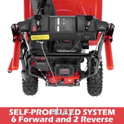 Powersmart 26 In. Two-Stage Electric Start 212CC Self Propelled Gas Snow Blower