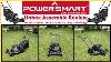 Product Review Powersmart 21 Inch Self Propelled 209cc Self Propelled Lawn Mower Unbox U0026 Assembly