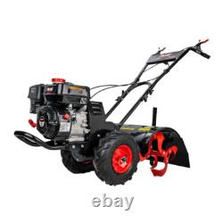 Pulsar 212cc 20 Inch Gas Powered Forward and Reverse Controls Rear Tine Tiller