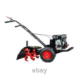 Pulsar 212cc 20 Inch Gas Powered Forward and Reverse Controls Rear Tine Tiller
