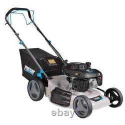 Pulsar Walk Behind Push Mower 21 200-CC Gas Recoil Start With Height Adjustment