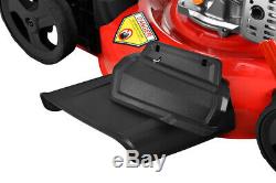 Push Gas Lawn Mower Walk Behind Variable Height Mulching With Bag Self Propelled