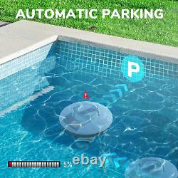 Robotic Pool Vacuum Cleaner Autonomous Pool Vacuum for above & In-Ground Pools