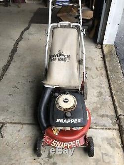 Sapper Hi Vac Self Propelled Lawnmower Briggs & Stratton 4 Hp