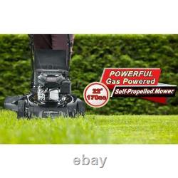 Self Propelled Gas Lawn Mower 22 3 in 1 Walk Behind Backyard Garden Grass Yard