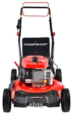 Self Propelled Lawn Mower DB2194SH 3 In 1 Gas 8 Rear Wheel Bag Side Discharge