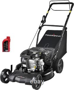 Self Propelled Lawn Mower Gas Powered 21 Inch, 209CC 4-Stroke Engine, 3-In-1 G