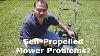 Self Propelled Lawn Mower Problem Front Drive Check
