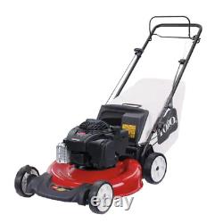 Self Propelled Lawn Mower with Bagger 21 inch Low Wheel RWD Gas Walk-Behind