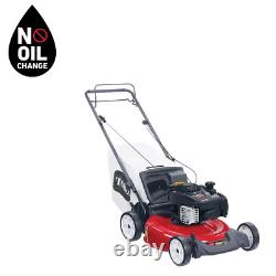 Self Propelled Lawn Mower with Bagger 21 inch Low Wheel RWD Gas Walk-Behind