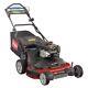 Self Propelled Lawn Wide Area Mower Spin Stop High Wheel Stamped Engine Oil