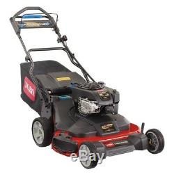 Self Propelled Lawn Wide Area Mower Spin Stop High Wheel Stamped Engine Oil