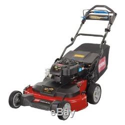 Self Propelled Lawn Wide Area Mower Spin Stop High Wheel Stamped Engine Oil