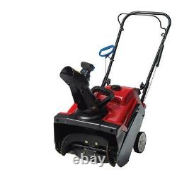 Single-Stage Snow Blower 18 Gas Self-Propelled Compact Design and Foldable