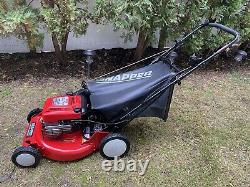 Snapper Big Six mower with electric start, self-propelled with bagger