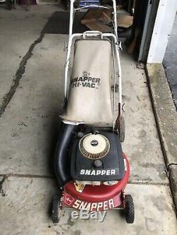 Snapper HI VAC 21 Inch ReadyStart Self Propelled Walk-Behind Bag Lawn Mower