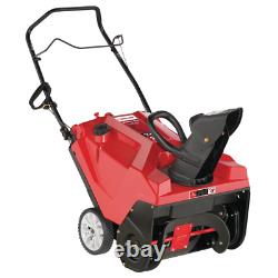 Squall 21 In. 123 Cc Single Stage Snow Blower Lightweight Self-Propelled