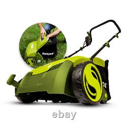 Sun Joe Electric Lawn Dethatcher + Scarifier With Collection Bag, 13-inch 12-Amp