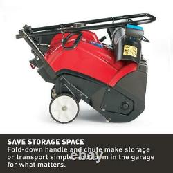 TORO Gas Snow Blower Thrower Single Stage Self Propelled 518 ZR 18 in. 99cc