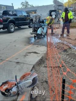 Target Pro 35 III self-propelled walk behind Concrete Saw