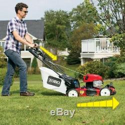 Toro 22in Pace Recycler Variable Speed Gas Walk Behind Self Propelled Lawn Mower