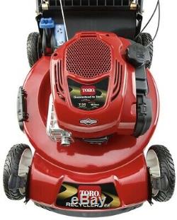 Toro 22in Pace Recycler Variable Speed Gas Walk Behind Self Propelled Lawn Mower