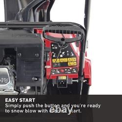 Toro Gas Snow Blower 21 212cc Chute Control Easy Electric Start Self-Propelled