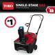 Toro Gas Snow Blower Self-propelled Single-stage Electric Start Auger Assisted