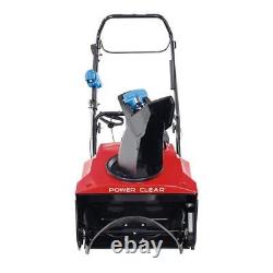 Toro Gas Snow Blower Single-Stage Self Propelled with Electric Start Chute Control