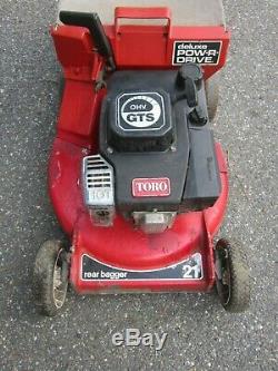 Toro Mower with baggier runs great self propelled PICK UP ONLY thank you