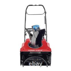 Toro Power Clear Single-Stage Snow Blower 21 212cc Self-Propelled Gas-Powered