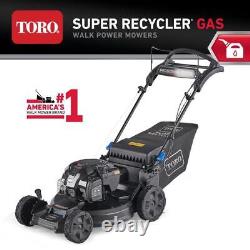 Toro Self-Propelled Gas Mower 21 163cc Super Recycler SmartStow with Bag Kit