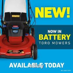 Toro Self Propelled Lawn Mower 22 in. 14-Gauge Steel Bagger Foldable Handle