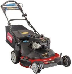 Toro Self-Propelled Lawn Mower Walk-Behind Gas 30 in. Spin-Stop Blade Wheels