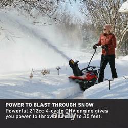 Toro Single-Stage Gas Snow Blower 212 cc Self Propelled Electric Start