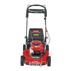 Toro Walk Behind Gas Self Propelled Lawn Mower With Bagger 22 Brigg And Stratton