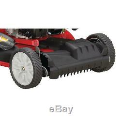 Troy-Bilt 21 in. Walk Behind Self Propelled Lawn Mower Cutting System Red Durble
