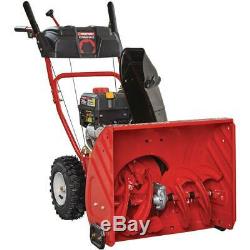 Troy-Bilt 24 in. 208 cc 2-Stage Gas Snow Blower with Electric Start Self Propelled