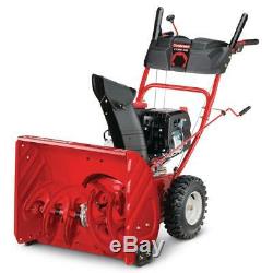 Troy-Bilt 24 in. 208 cc 2-Stage Gas Snow Blower with Electric Start Self Propelled