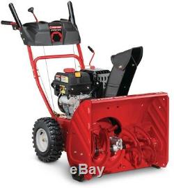 Troy-Bilt Gas Snow Blower Self Propelled Electric Start 24 in. Two-Stage 208cc