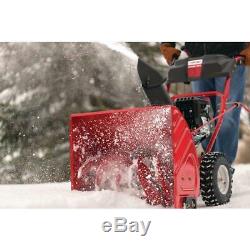 Troy-Bilt Two-Stage Gas Snow Blower Electric Start Self Propelled 24 in. 208 cc