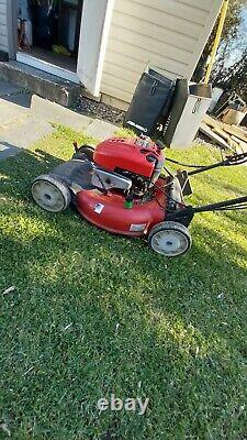 Troybilt self propelled electric start and pull gas mower