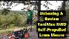 Unboxing And Review Of Yardmax 201cc 22 Self Propelled Walk Behind Lawn Mower