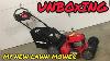 Unboxing The Craftsman M320 163 Cc 21 In Self Propelled Gas Push Mower Setting Up