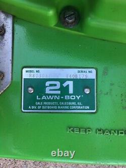 Vintage Lawn-boy 2-cycle self-propelled mower from 1978