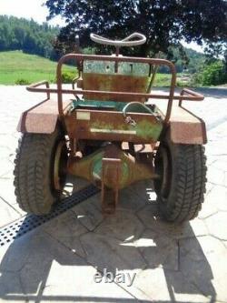 Vintage Pennsylvania Panzer Meteor 1107 Garden Tractor. Runs & Drives