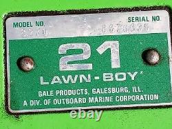 Vtg 1978 LAWN-BOY STARTER ASSEMBLY 21 SELF PROPELLED LAWN MOWER MODEL 8270